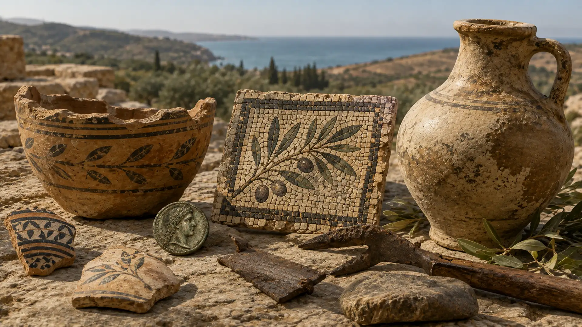 Testimonios arqueológicos relacionados con el olivo en el Mediterráneo