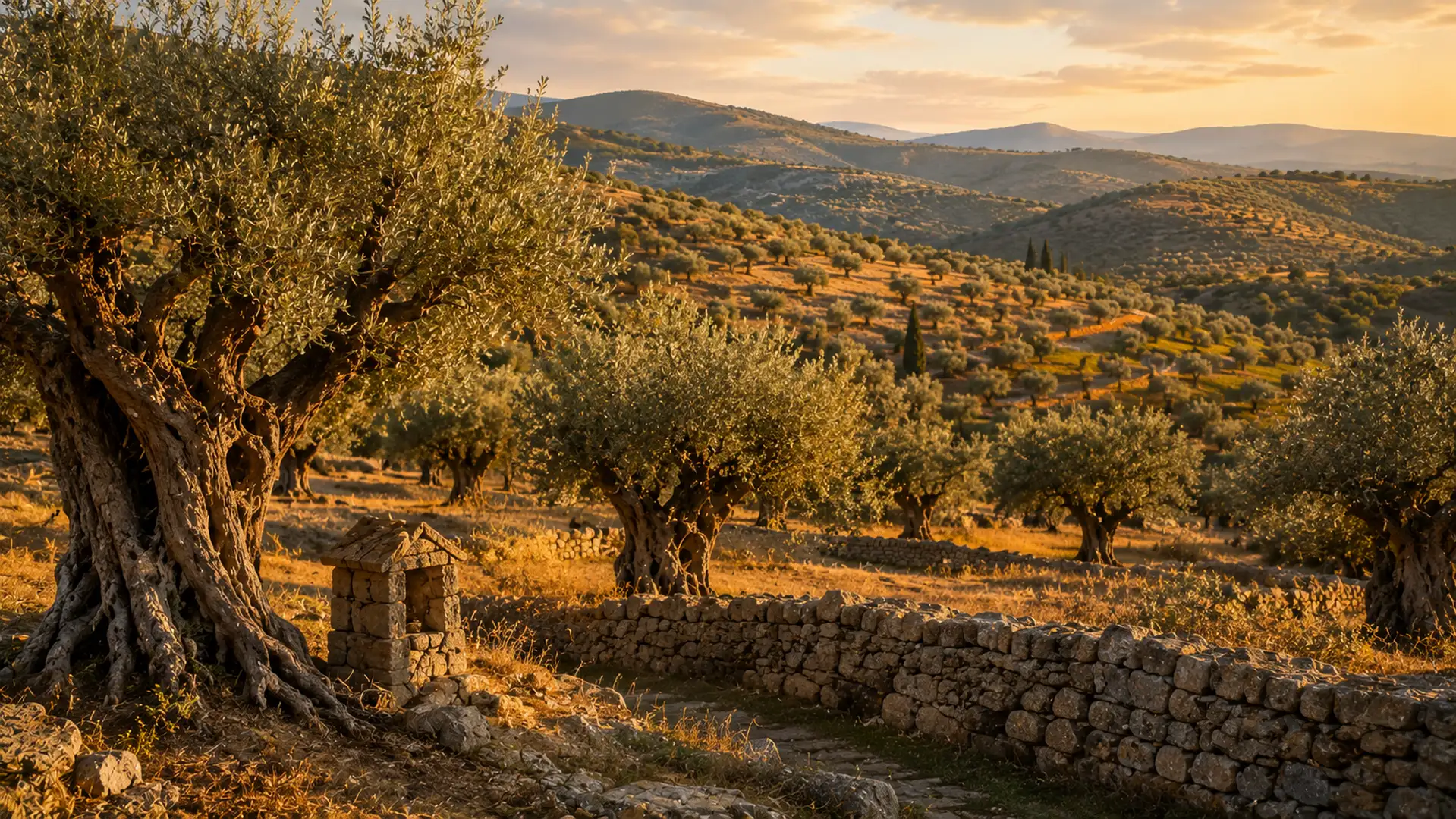 Paisaje cultural de un olivar tradicional mediterráneo